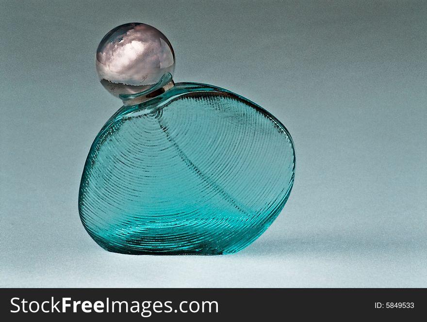 Beautiful natural small vial of perfume