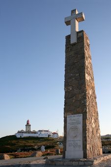 Monument At Cabo Da Roca Stock Images Monument At Cabo Da Roca Stock Images