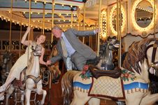 Merry-Go-Round Romance Royalty Free Stock Photos Merry-Go-Round Romance Royalty Free Stock Photos