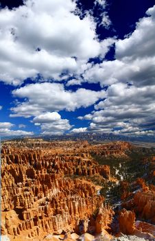 The Bryce Canyon National Park Royalty Free Stock Images