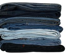 Jeans Stack Stock Photography