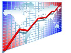 3d Line Chart Stock Image 3d Line Chart Stock Image