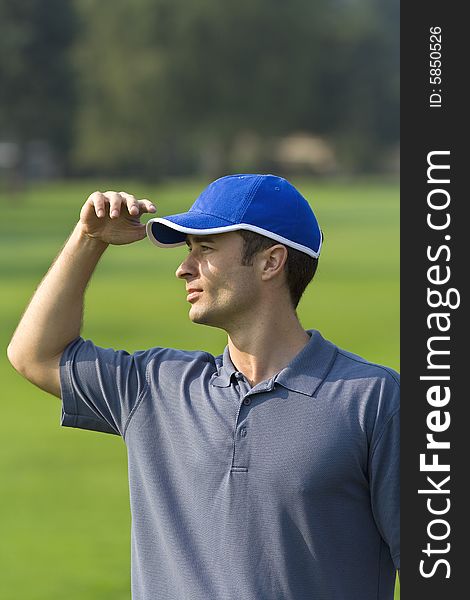 Golfer S Profile - Vertical