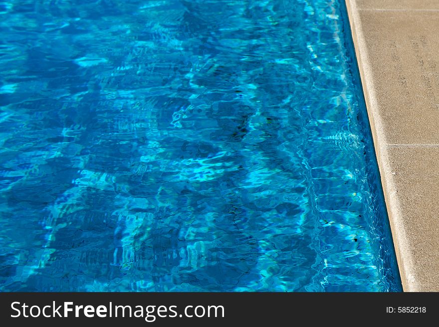 An image of very appealing aqua blue pool. An image of very appealing aqua blue pool