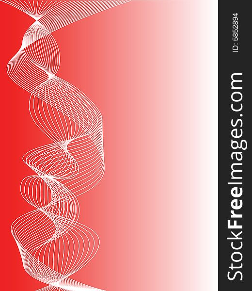 Abstract Red And White Background