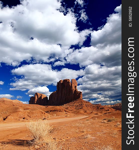 The Monument Valley Navajo Tribal Park in Utah