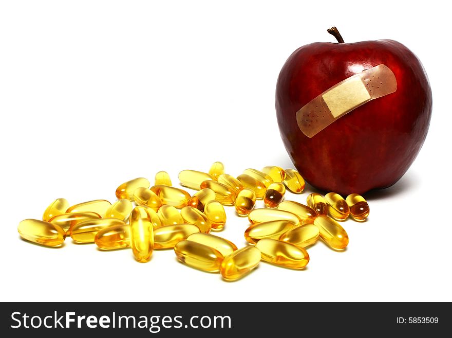Apple And Capsules