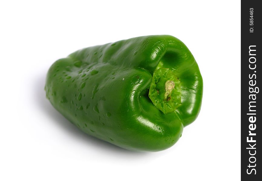 Green pepper wet