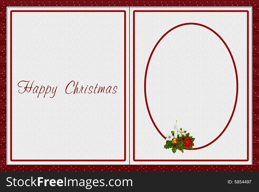 A beautiful happy christmas card