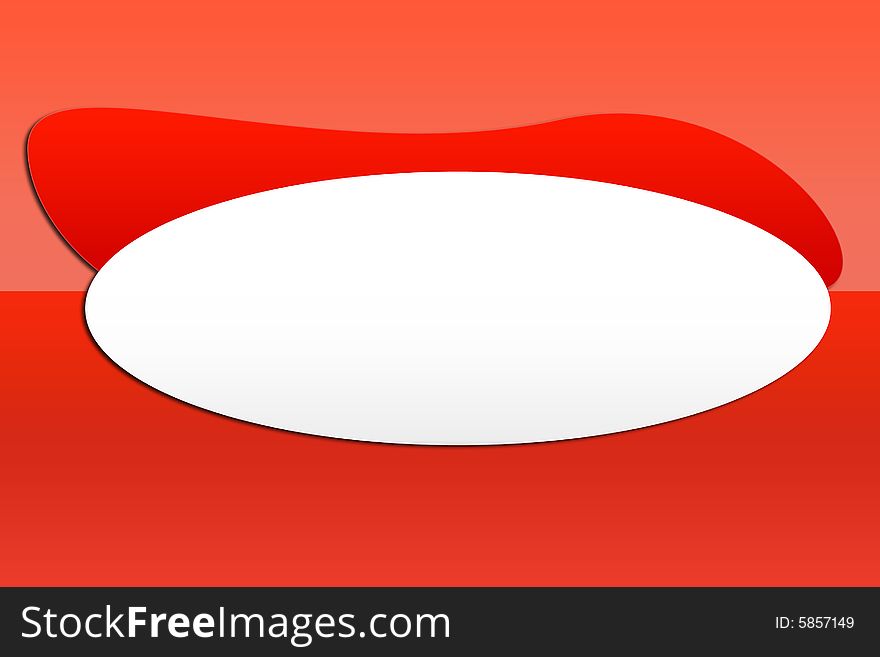 Red Round Banner - 1