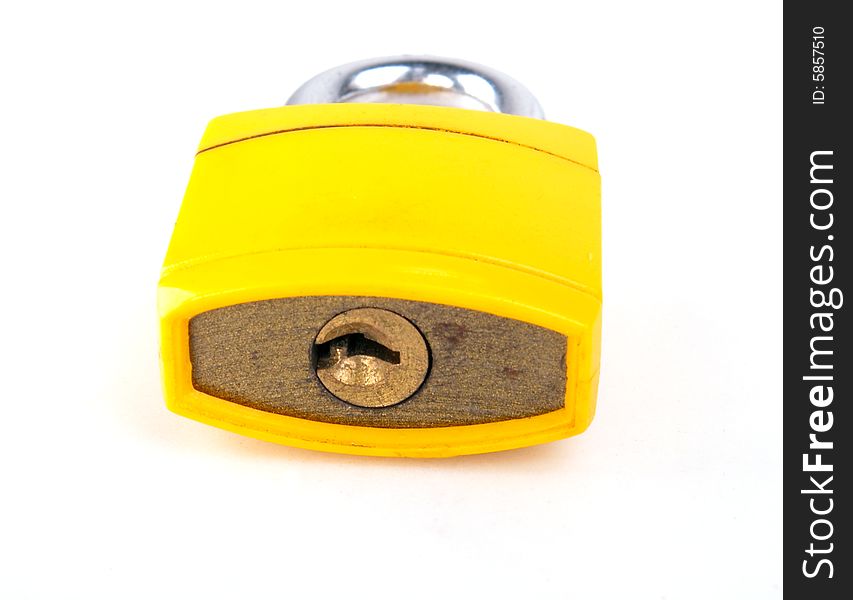 This is a yellow lock.