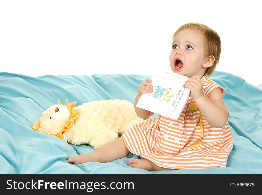 Baby Holding A Book