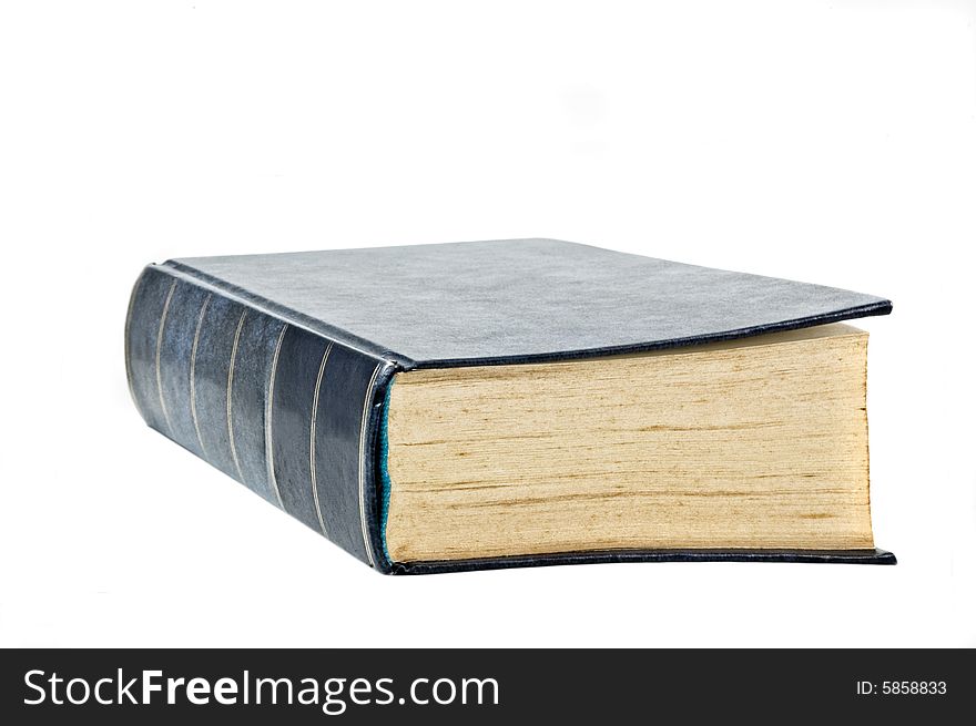 Hard cover book isolated on white background. Hard cover book isolated on white background.