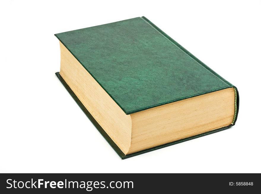 Hard cover book isolated on white background. Hard cover book isolated on white background.