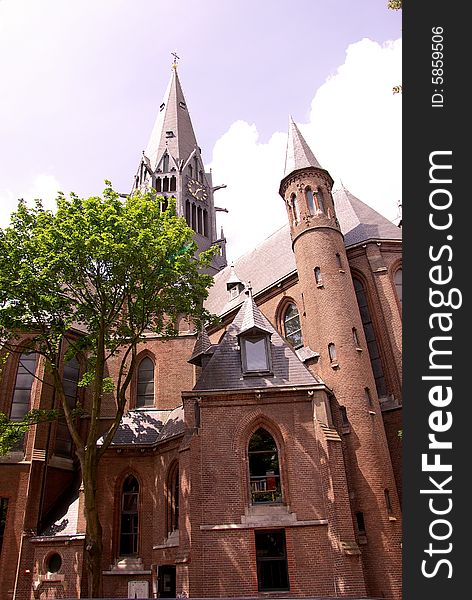 The Vondel church in Amsterdam, the Netherlands