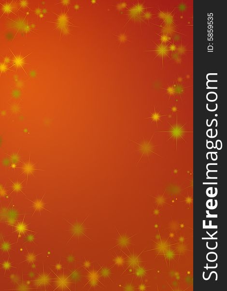 Christmas background gradient with much stars elements - collection six designs