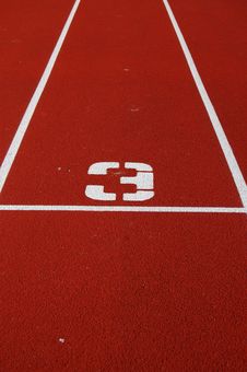 Running Track Number Royalty Free Stock Photos Running Track Number Royalty Free Stock Photos
