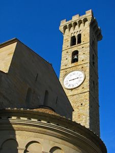 Italy San Gimignano Clock Tower Stock Photos Italy San Gimignano Clock Tower Stock Photos