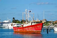 Old Red And Rust Ship Royalty Free Stock Images Old Red And Rust Ship Royalty Free Stock Images
