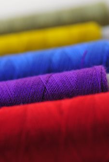 Spool Of Thread Macro Royalty Free Stock Photography Spool Of Thread Macro Royalty Free Stock Photography