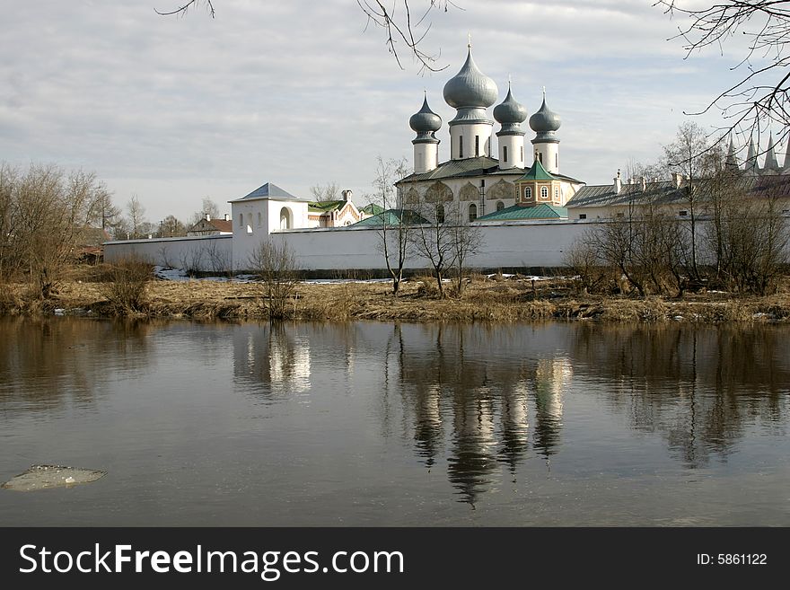 Tixvin monastery near St.Petersburg, Russia