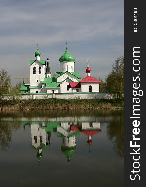 Monastery in St.Petersburg, Russia