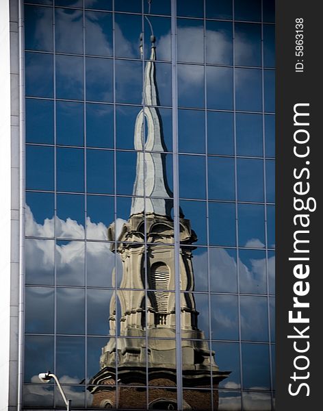 Reflection Of A Church