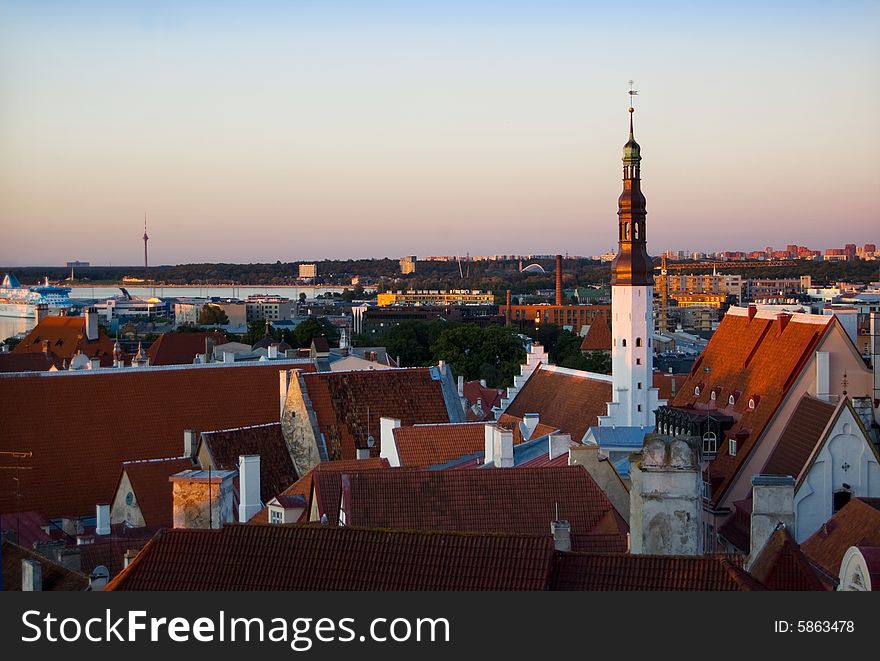 Tallinn, Estonia. Cityscape