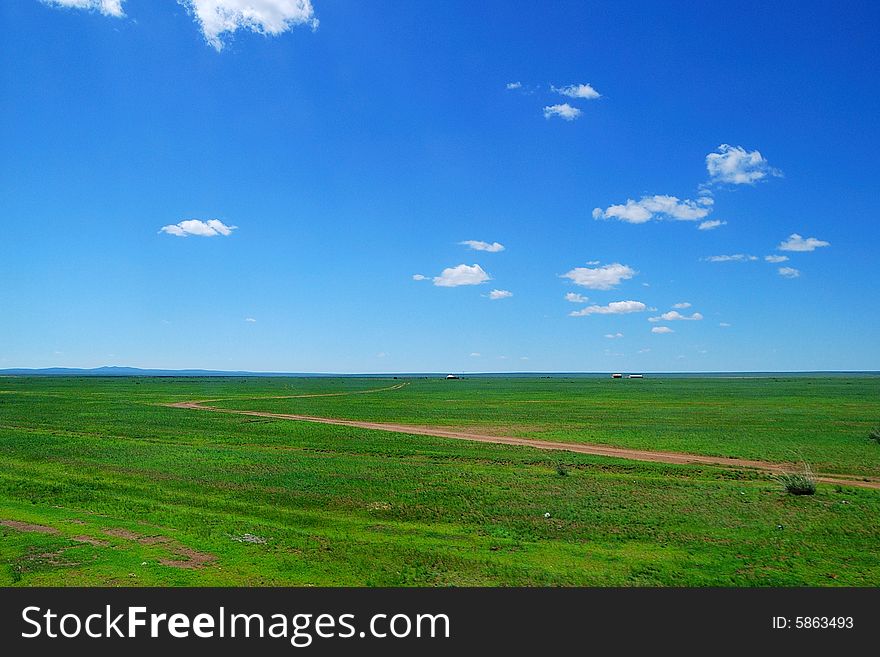 Beautiful, vast ï¼ŒPure Hulunbuir prairie