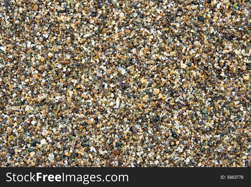 A photo of a texture - sea sand. A photo of a texture - sea sand