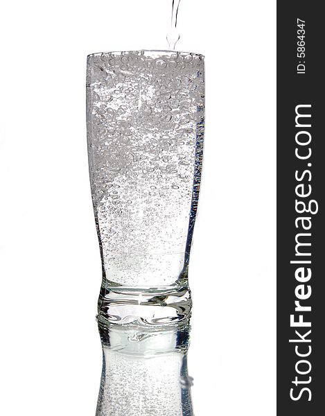 A glass of mineral water high resolution image