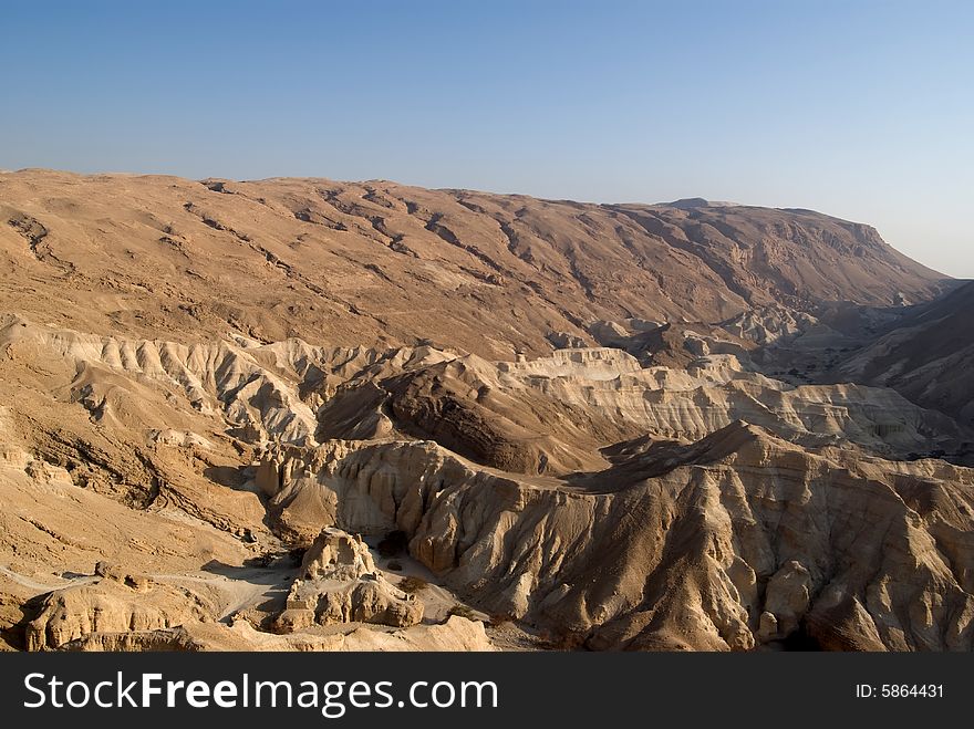 Judea desert close to the Dead Sea, Israel