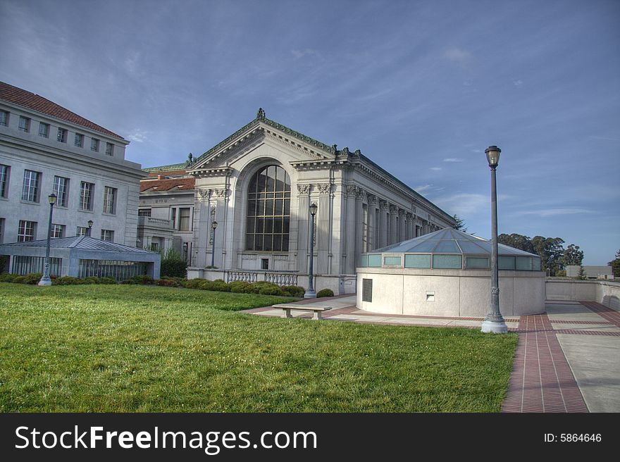 The building in University of California at Berkeley. The building in University of California at Berkeley.
