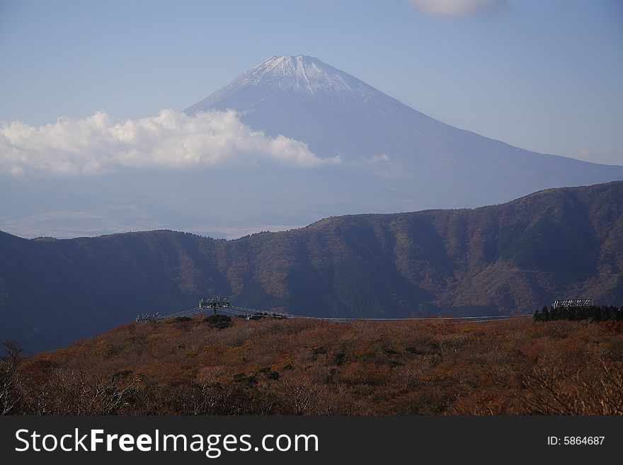 The landscape photo of Fuji San (mountain) in Shizuoka, Japan. The landscape photo of Fuji San (mountain) in Shizuoka, Japan.