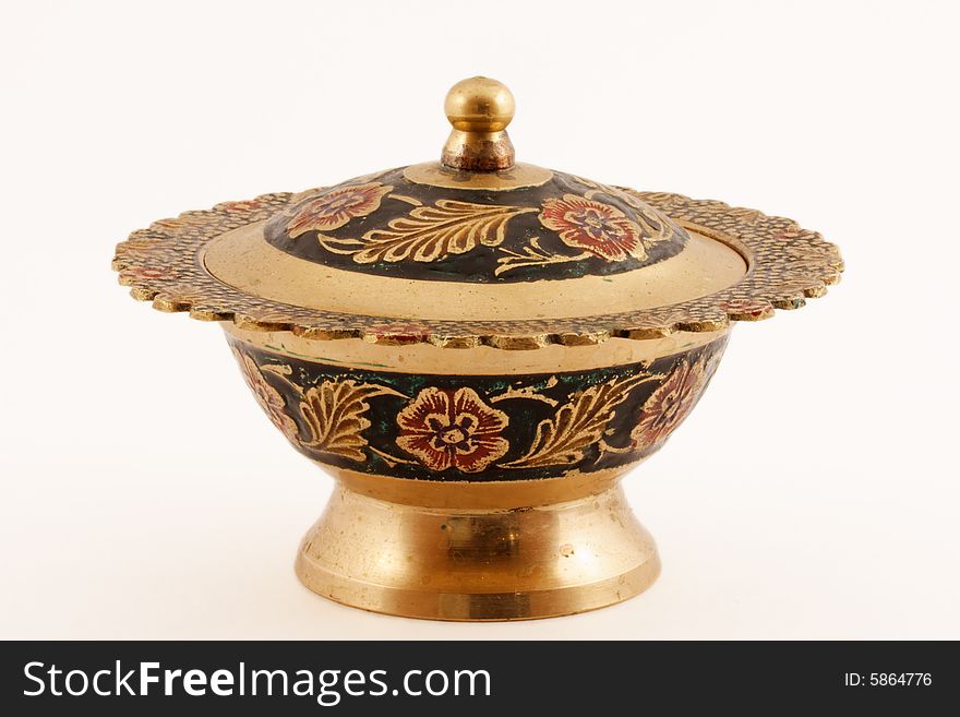 Sugar bowl with Beautiful ornament