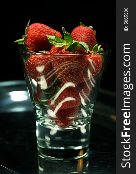 Strawberry In Glass