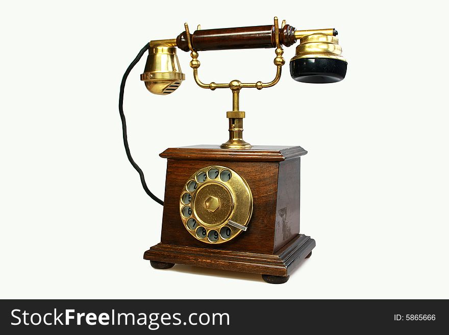 An really old telephone. I dont know how old. An really old telephone. I dont know how old.