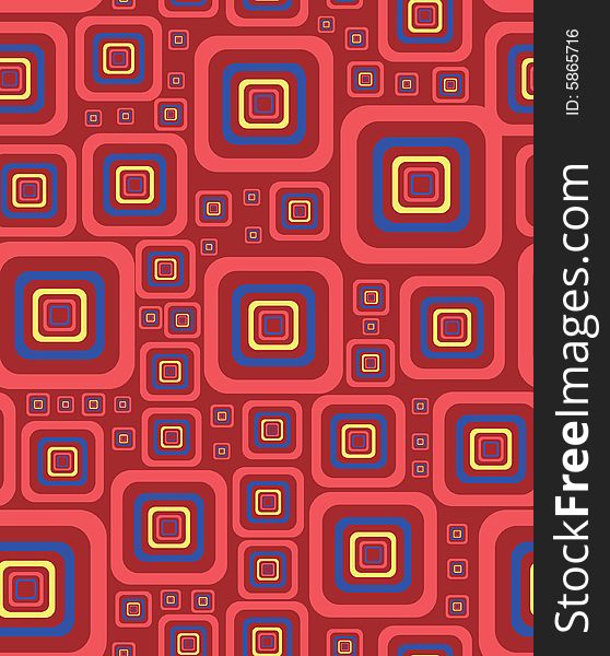 Abstract background with rectangulars of red, dark blue and yellow color. Abstract background with rectangulars of red, dark blue and yellow color
