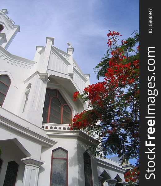 Church in downtown Key West. Church in downtown Key West