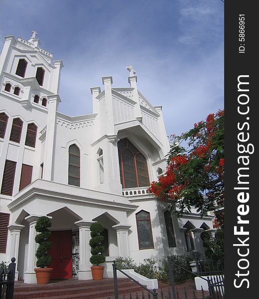 Church in downtown Key West. Church in downtown Key West