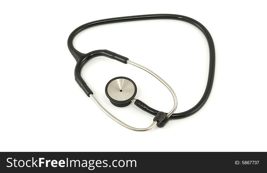 Stethoscope on white background - medical tool