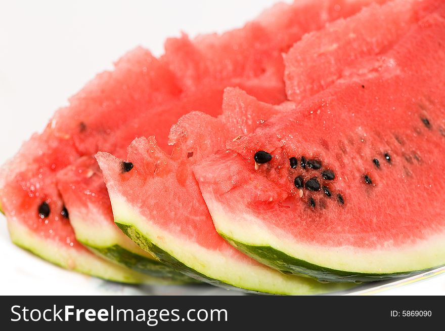 Image of juicy watermelon slices