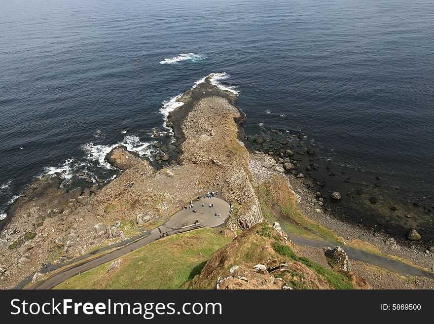 Giant's Causeway - in N.Ireland. Giant's Causeway - in N.Ireland