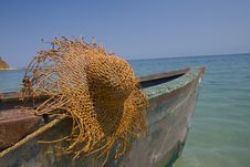 Fishing Boat With Large Hat Stock Images Fishing Boat With Large Hat Stock Images