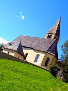 San Michele Church In Sud Tyrol Royalty Free Stock Images San Michele Church In Sud Tyrol Royalty Free Stock Images