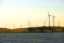 Delta Wind Farm Royalty Free Stock Photo