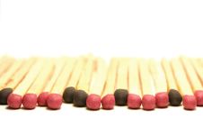 Black And Red Matches Stock Images