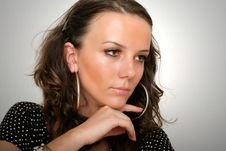 Beautiful Face Of Female Royalty Free Stock Images Beautiful Face Of Female Royalty Free Stock Images