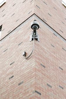 Camera On The Corner Stock Photography Camera On The Corner Stock Photography