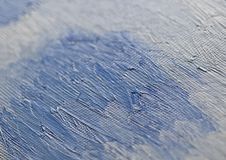 BLUE OILPAINTING ON CANVAS Stock Photo BLUE OILPAINTING ON CANVAS Stock Photo